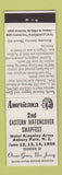 Matchbook Cover - Match Swapfest Asbury Park NJ 1959 Perkins Americana WHITE