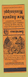 Matchbook Cover - New Augusta MS Civil War Perkins Americana ORANGE