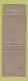 Matchbook Cover - Pinehurst Motel Brunswick ME Perkins Americana WHITE STAINED