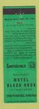 Matchbook Cover - Motel Black Rock Independence VA Perkins Americana GREEN