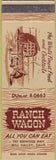 Matchbook Cover - Ranch Wagon Mill Valley CA