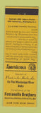Matchbook Cover - Pointe a la Hatche LA Grocery Perkins Americana YELLOW