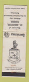Matchbook Cover - St Augustine FL Perkins Americana WHITE