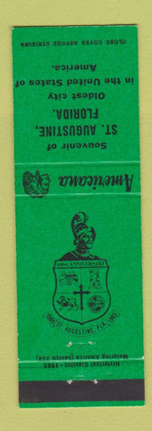 Matchbook Cover - St Augustine FL Perkins Americana GREEN