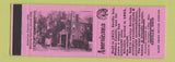 Matchbook Cover - Seville Inn Seville OH Perkins Americana PINK