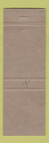 Matchbook Cover - Turner's Texaco oil gas Lipscomb TX Perkins Americana WHITE