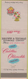 Matchbook Cover - Cadillac Oldsmobile New Haven CT