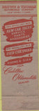 Matchbook Cover - Cadillac Oldsmobile New Haven CT