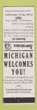 Matchbook Cover - Blight's Sons Eagle River MI Perkins Americana WHITE