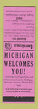 Matchbook Cover - Blight's Sons Eagle River MI Perkins Americana PINK