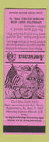 Matchbook Cover - Appomattox Court House VA Civil War Perkins Americana PINK