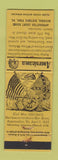Matchbook Cover - Appomattox Court House VA Civil War Perkins Americana YELLOW