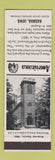 Matchbook Cover - Little Brown Church Nashua IA Perkins Americana WHITE