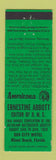 Matchbook Cover - Abbott RMS Miami Beach 1960 Perkins Americana GREEN