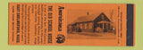 Matchbook Cover - Old School House East Chelmsford MA Perkins Americana ORANGE