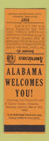 Matchbook Cover - Shirley Court Grove Hill AL Perkins Americana ORANGE