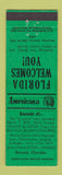 Matchbook Cover - Bristol FL Perkins Americana GREEN