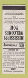 Matchbook Cover - RM Stephens Ashland MS Perkins Americana WHITE