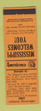 Matchbook Cover - RM Stephens Ashland MS Perkins Americana ORANGE