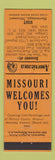 Matchbook Cover - Hermitage MO Perkins Americana ORANGE