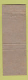 Matchbook Cover - First State Bank Paint Rock TX Perkins Americana GREEN
