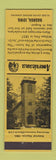Matchbook Cover - Little Brown Church Nashua IA Perkins Americana YELLOW