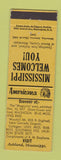 Matchbook Cover - RM Stephens Ashland MS Perkins Americana YELLOW