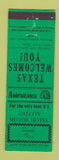 Matchbook Cover - Falcon Motor Hotel Zapata TX Perkins Americana GREEN