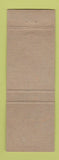 Matchbook Cover Keystone Match Club Wilkes Barre PA 1957 Perkins Americana WHITE