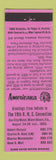 Matchbook Cover - RMS Convention Miami FL 1959 Perkins Americana PINK