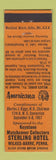 Matchbook Cover - Keystone Match Wilkes Barre PA 1957 Perkins Americana ORANGE