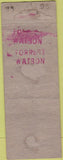 Matchbook Cover - Royal Cafe VA WORN NO TOWN