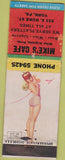 Matchbook Cover - Mike's Cafe York PA pinup