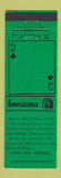 Matchbook Cover - Show Low AZ Perkins Americana GREEN