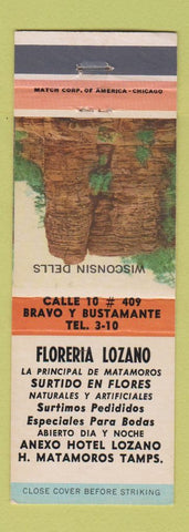 Matchbook Cover - Floreria Lozano Matamoros Mexico