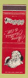 Matchbook Cover - First State Bank Edinburg TX Christmas