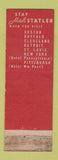 Matchbook Cover - Hotel William Penn Pittsburgh PA Federal