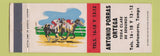 Matchbook Cover - Antonio Porras Ortega Matamoros Mexico
