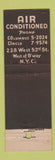Matchbook Cover - Gallagher's Steak House New York City feature WEAR Full Length
