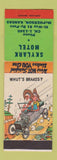 Matchbook Cover - Skylark Motel McPherson KS hillbilly