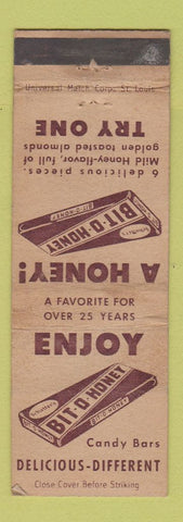 Matchbook Cover - Bit O Honey Candy Bar WEAR