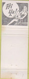 Matchbook Cover - Long Beach Gardeners Assoc CA 1958 girlie