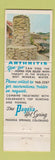 Matchbook Cover - Pagosa Hot Springs Colorado motel