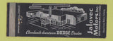 Matchbook Cover - Jalovec Motors Dodge Cleveland OH Full Length