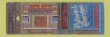 Matchbook Cover - Putnam & Thurston's Worcester MA restaurant WORN