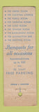 Matchbook Cover - Putnam & Thurston's Worcester MA restaurant WORN