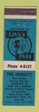 Matchbook Cover - Crickett Restaurant