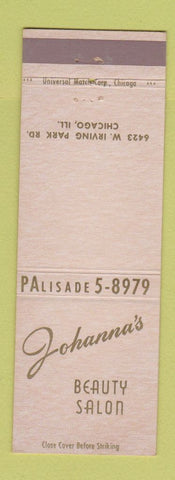 Matchbook Cover - Johanna's Beauty Salon Chicago IL