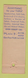 Matchbook Cover - Lexington Delicatessen New York City