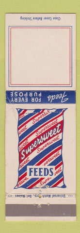 Matchbook Cover - Supersweet Feeds CREASE